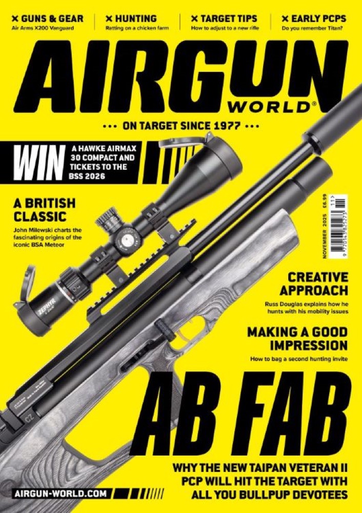 Airgun World November 2025 cover