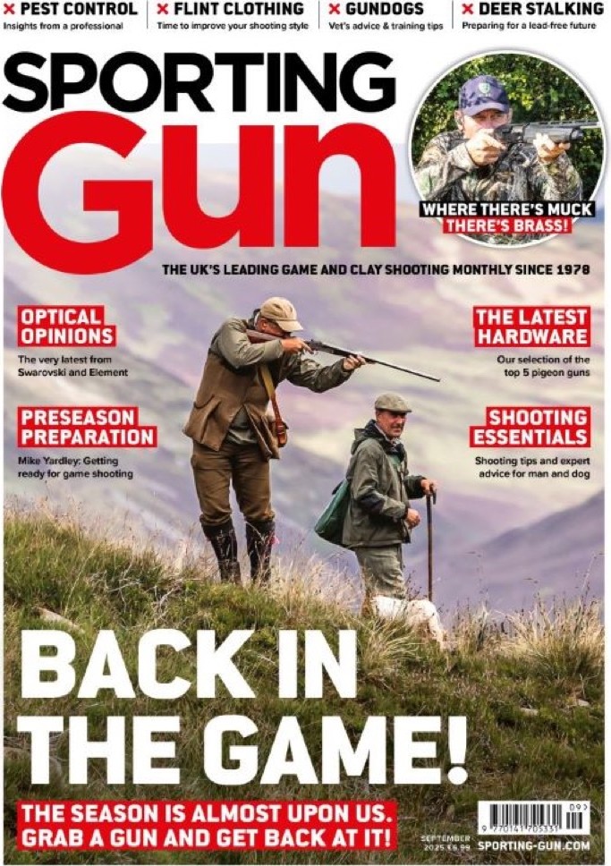 Sporting Gun September 2025 cover