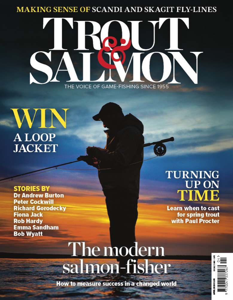 Trout & Salmon April 2026 cover