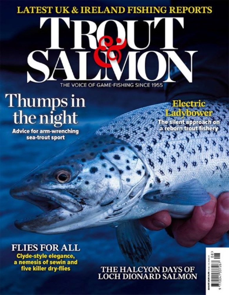 Trout & Salmon August 2025 cover