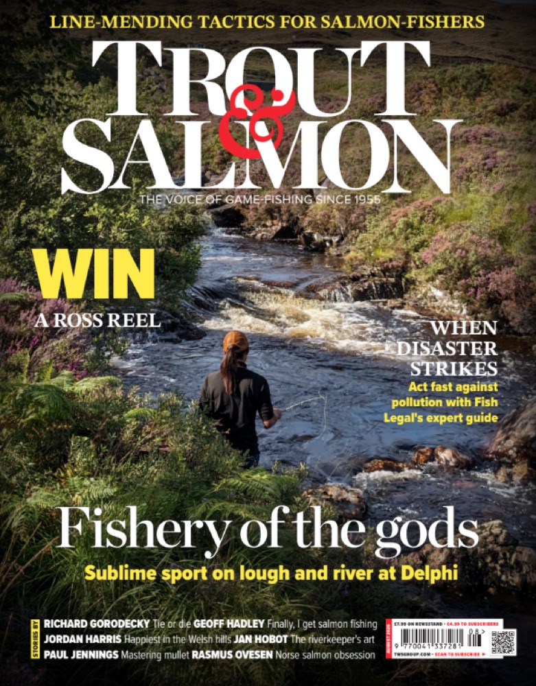 Trout & Salmon August 2026 cover