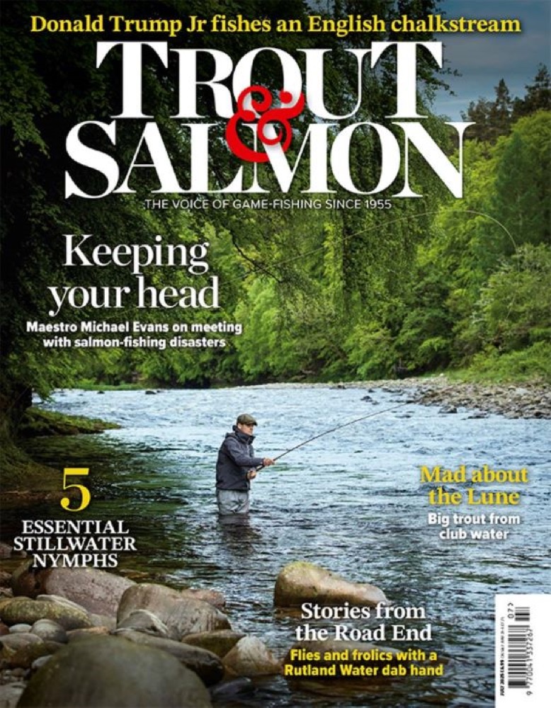 Trout & Salmon July 2025 cover