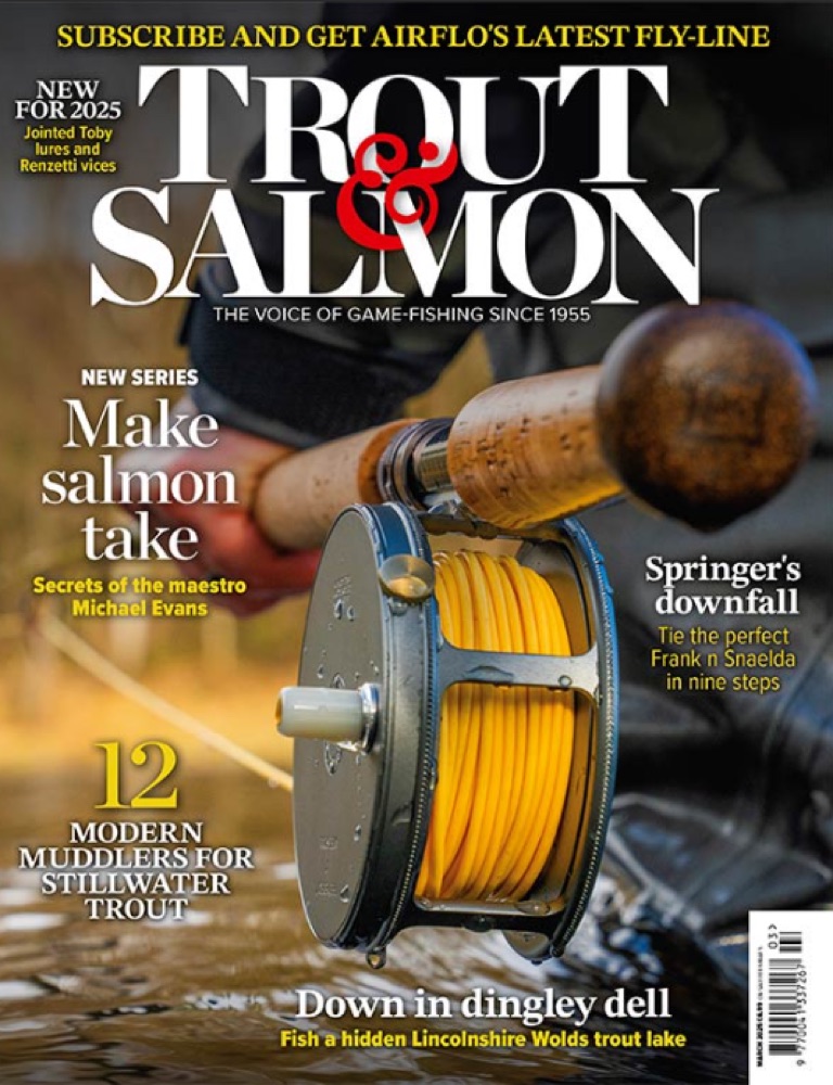 Trout & Salmon March 2025 cover